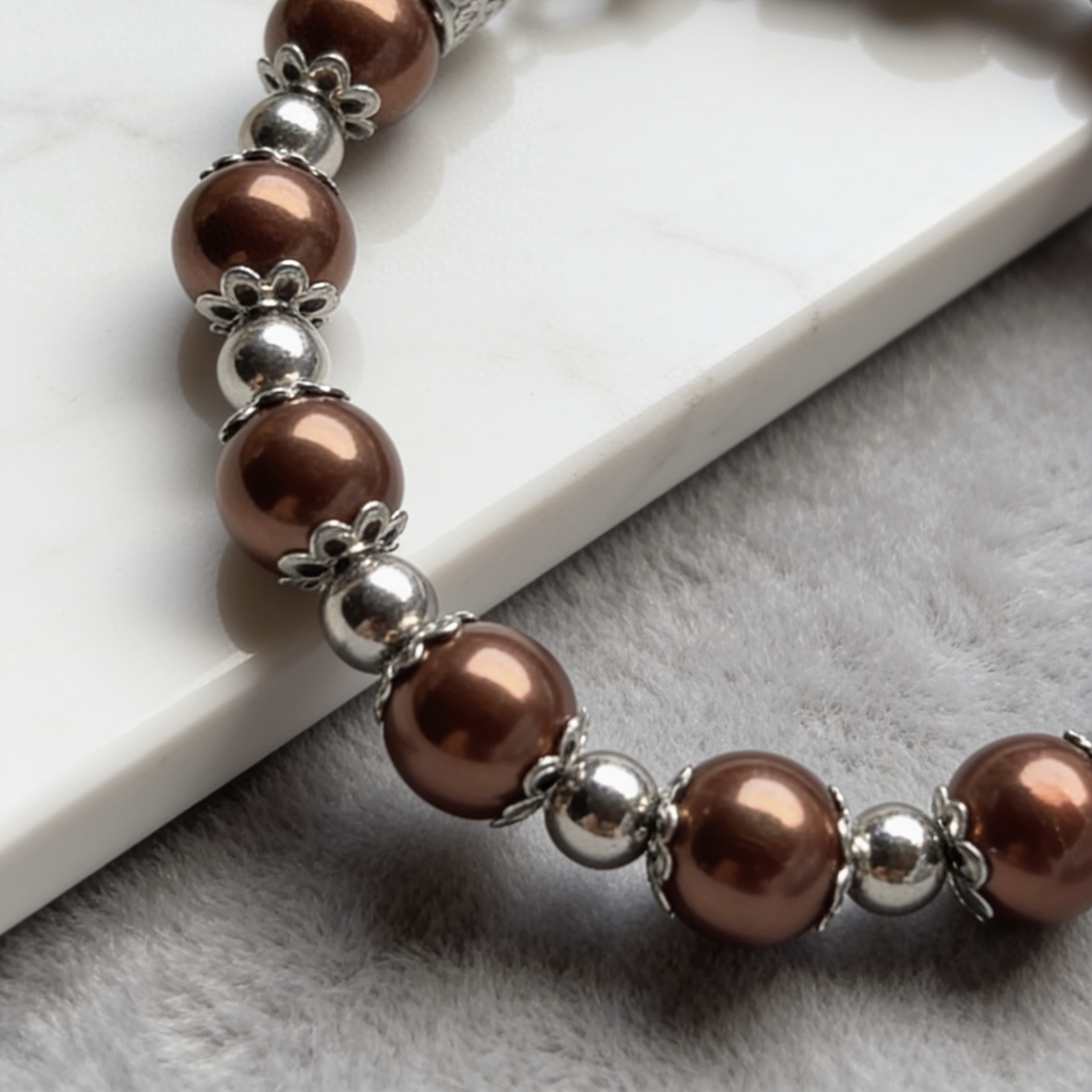 By Benice- Autumn Pearl Bracelet (103) - Image 3
