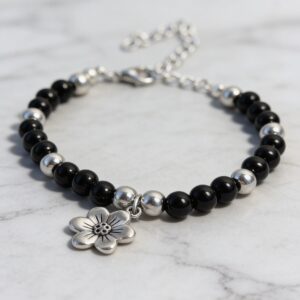 By Benice - Midnight Bloom Bracelet (401)