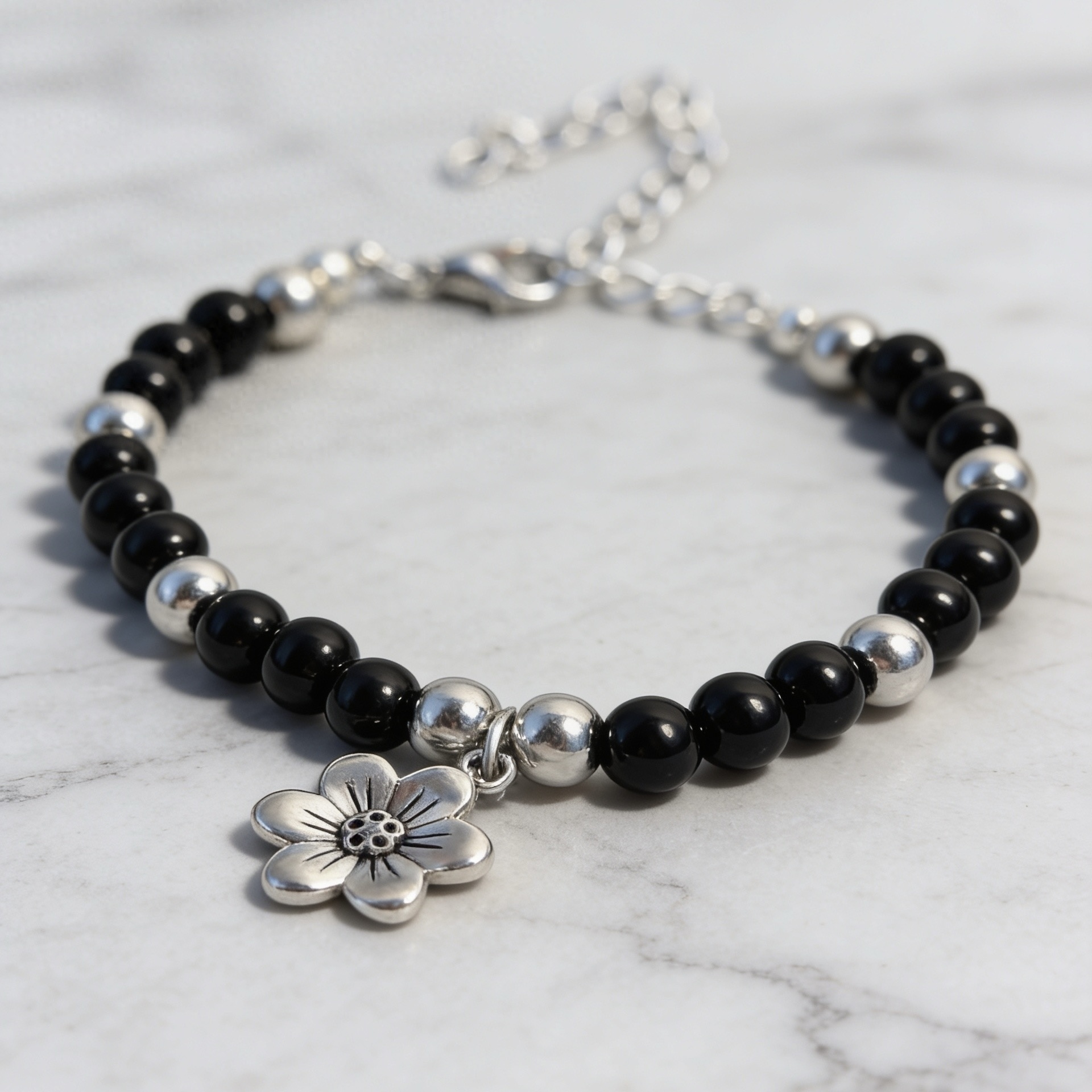 By Benice - Midnight Bloom Bracelet (401)