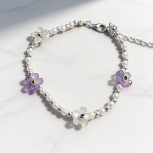 By Benice - Lavender Bloom Bracelet (501)