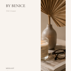 Cover van de UGC Media Kit Quiet Luxury.