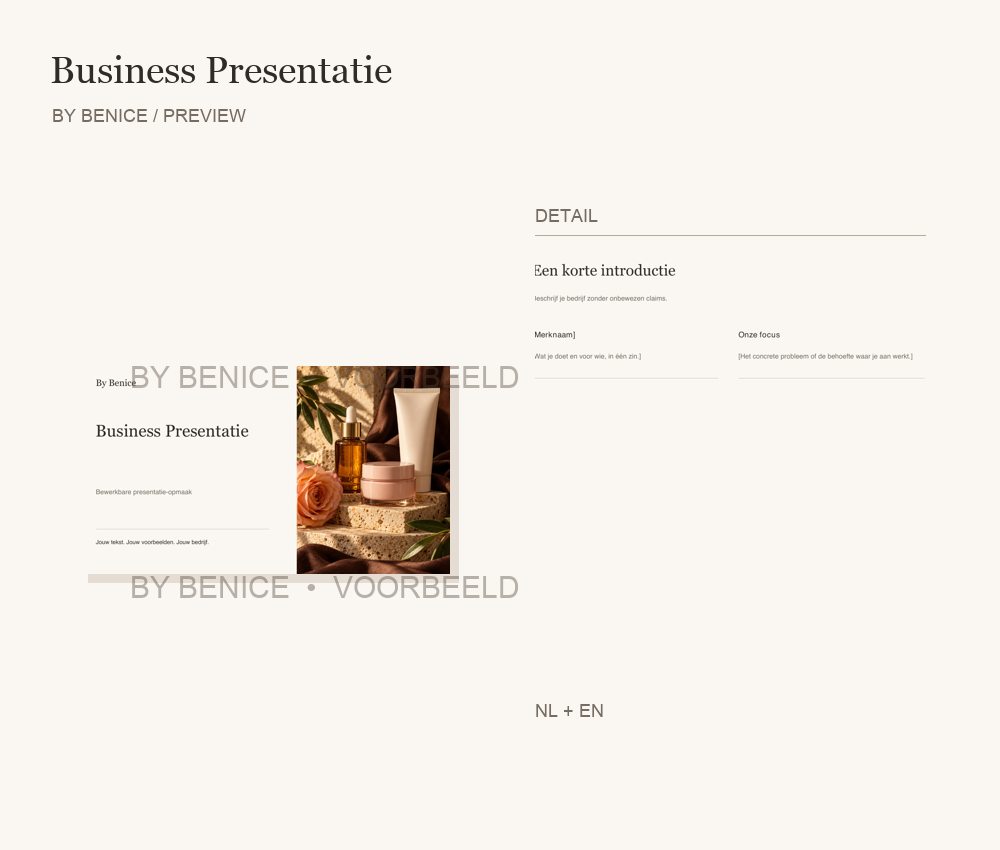 Business Presentatie