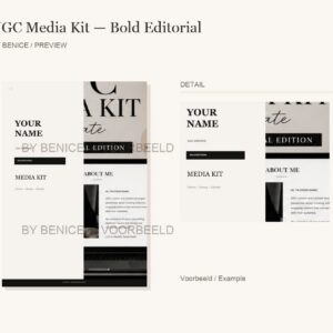 UGC Media Kit — Bold Editorial
