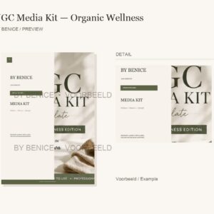 UGC Media Kit — Organic Wellness
