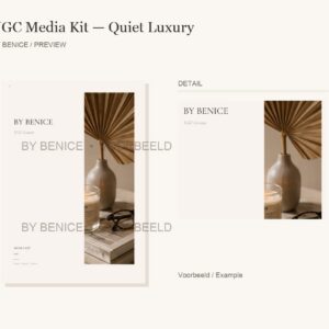 UGC Media Kit — Quiet Luxury